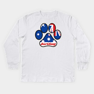 Surf Aussie Style Kids Long Sleeve T-Shirt